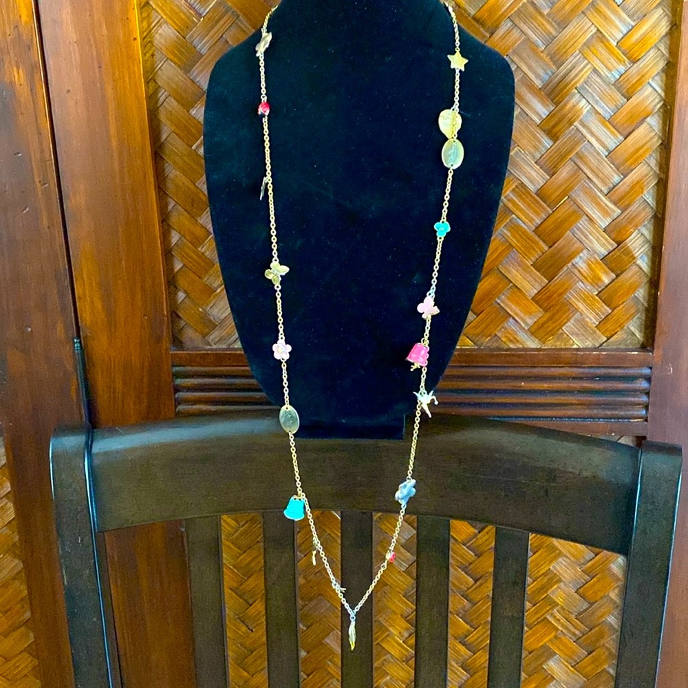 Disney Couture - Tinker bell charm necklace**RARE**
